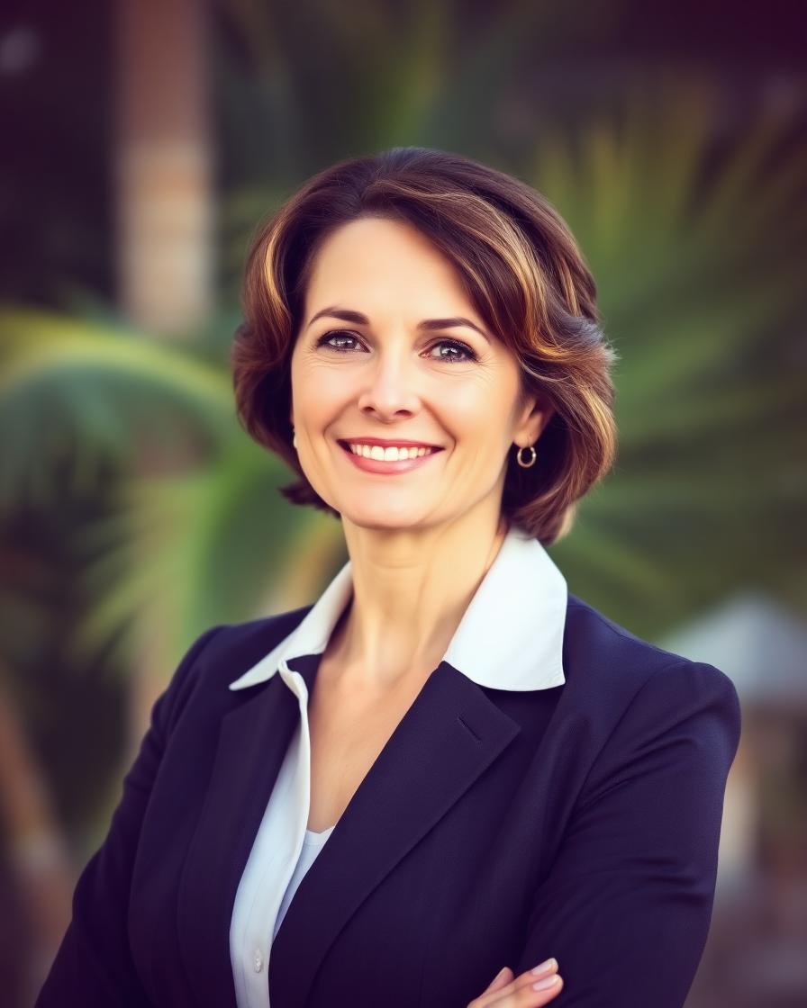 Portrait of Valerie Schuster, licensed life insurance agent in Palm Beach, FL
